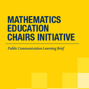 Maths Education Chairs